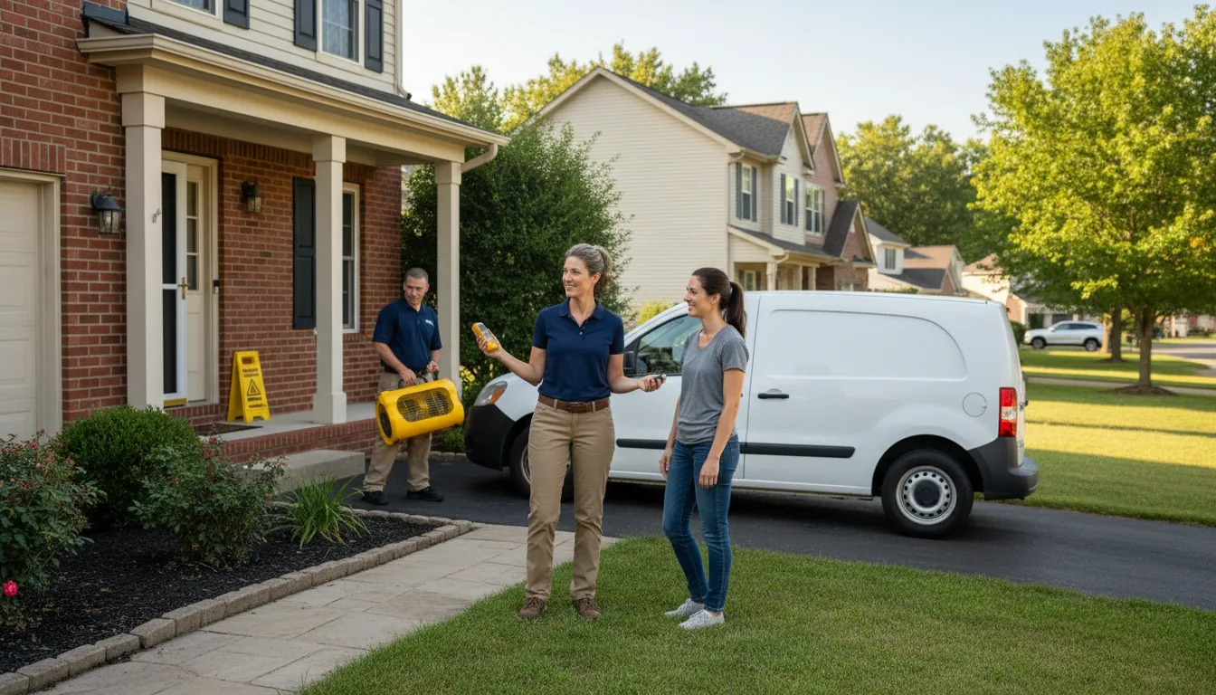 Water restoration image for Water Damage & Restoration Services in Vincennes, IN